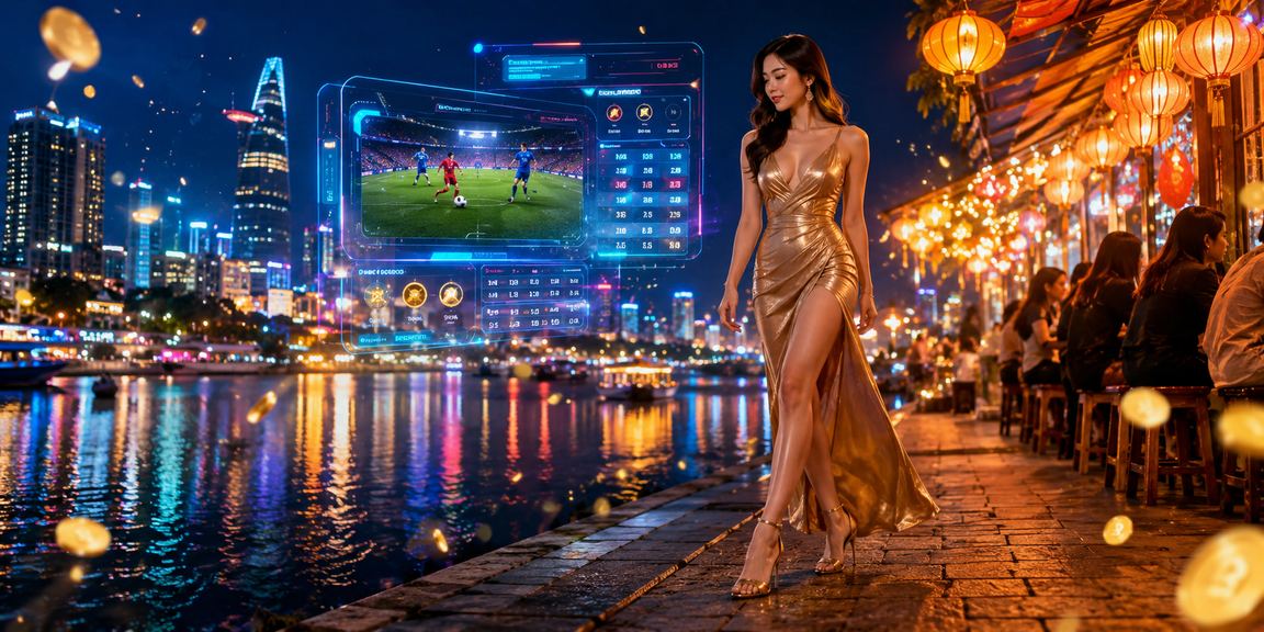 Không khí casino và cá cược sôi động về đêm tại Thành phố Hồ Chí Minh