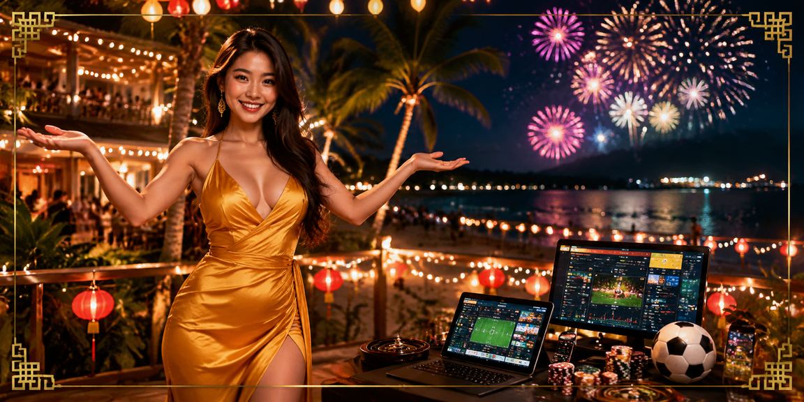 Khung cảnh giải trí cá cược bên bờ biển Phú Quốc đại diện cho trải nghiệm cao cấp